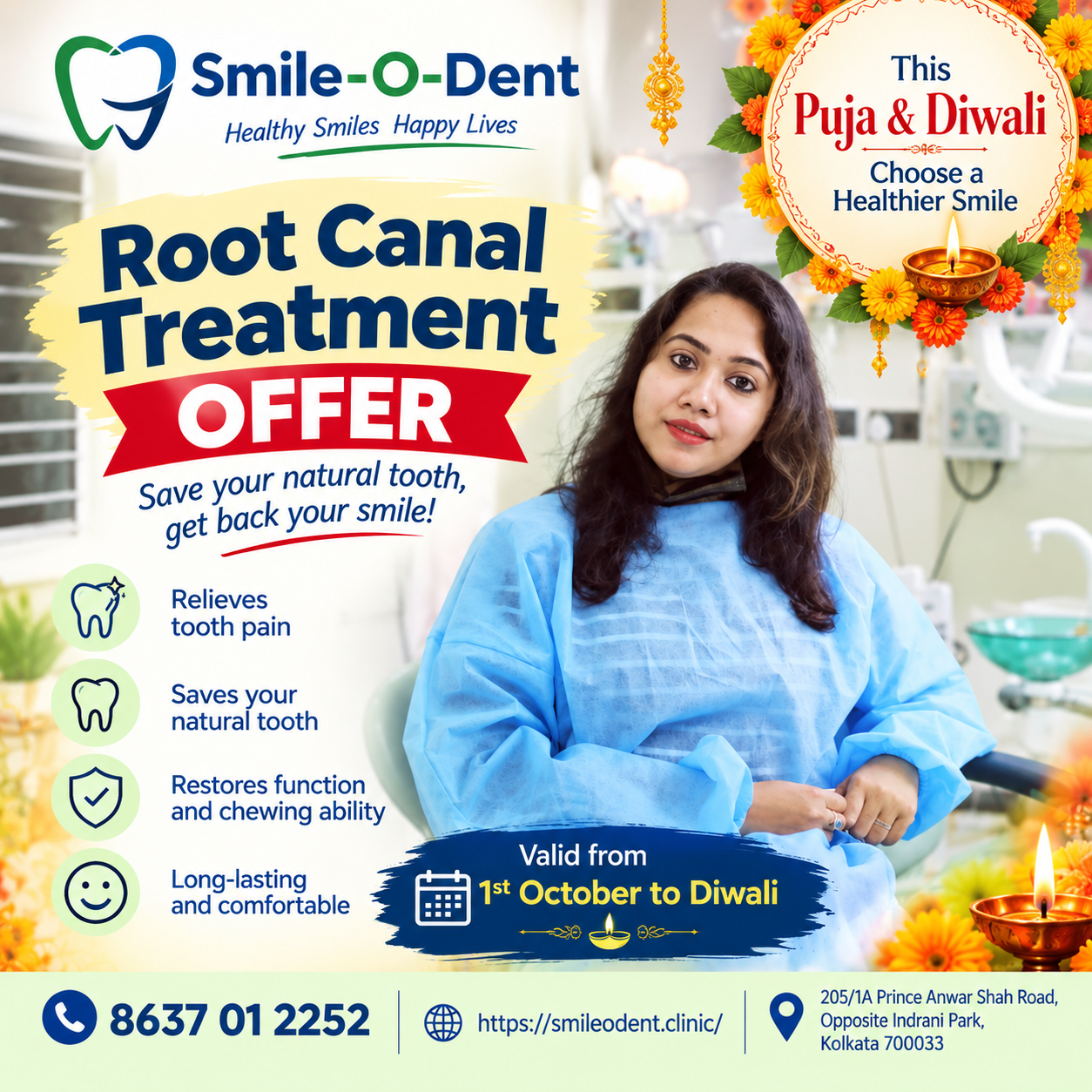 Durga Puja Special Offer - Smile O Dent