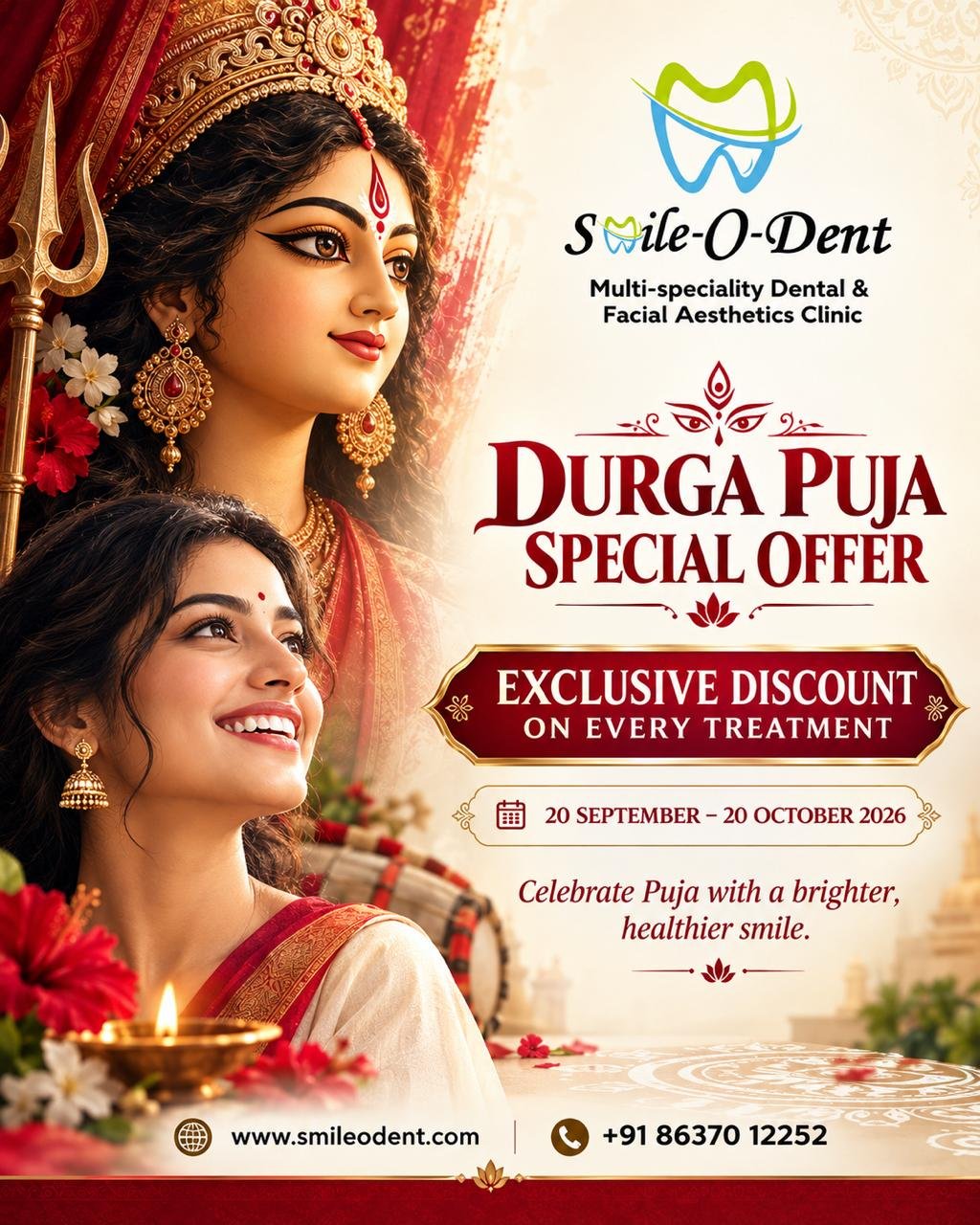 Durga Puja Special Offer - Smile O Dent